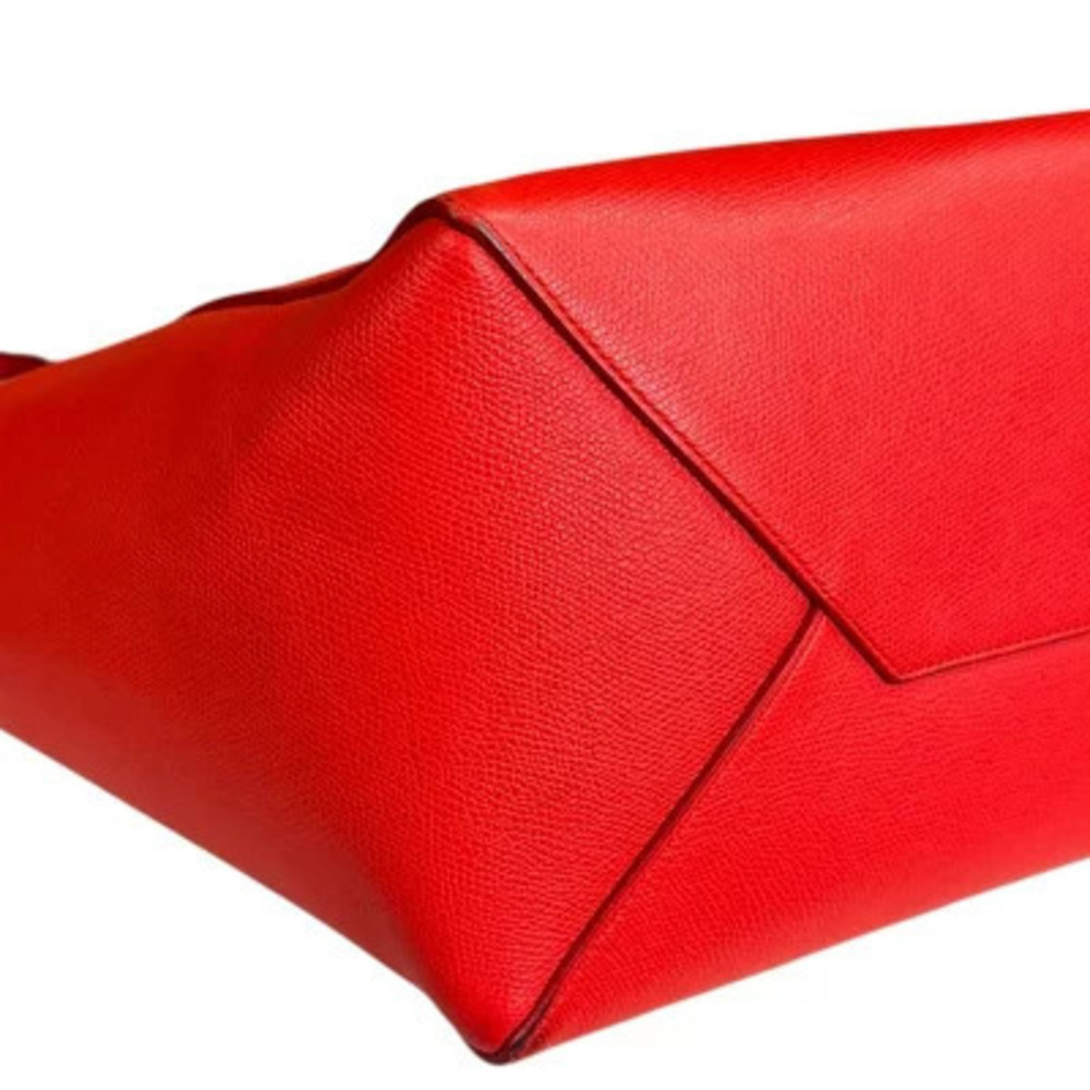 Celine red bag leather shoulder - Picture 7 of 8